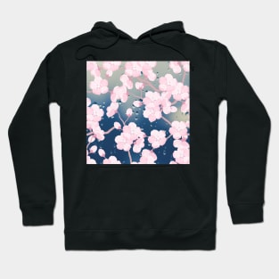 Japanese Kimono Flowers Hoodie